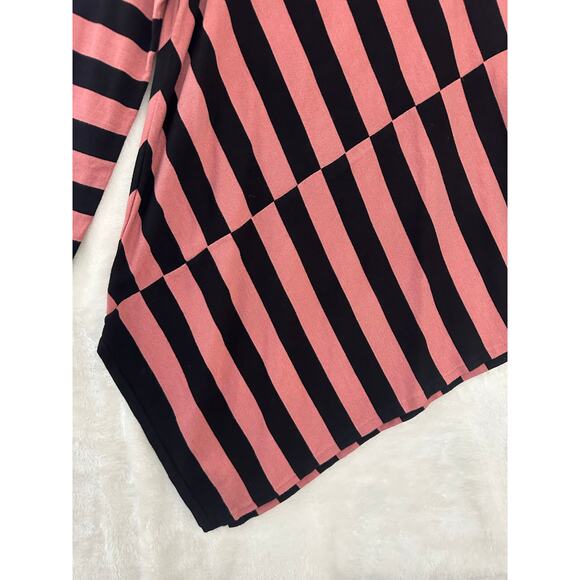 NWT Alfani Stripe Asymmetrical Knit Sweater Top XL Flowy - Picture 3 of 9